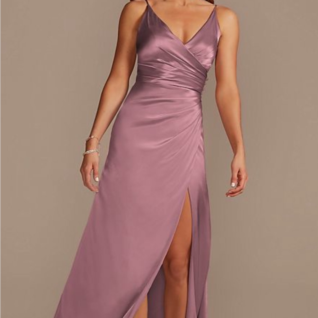 Galina Signature - Dusty Rose Bridesmaids Dress Style# Gs290017